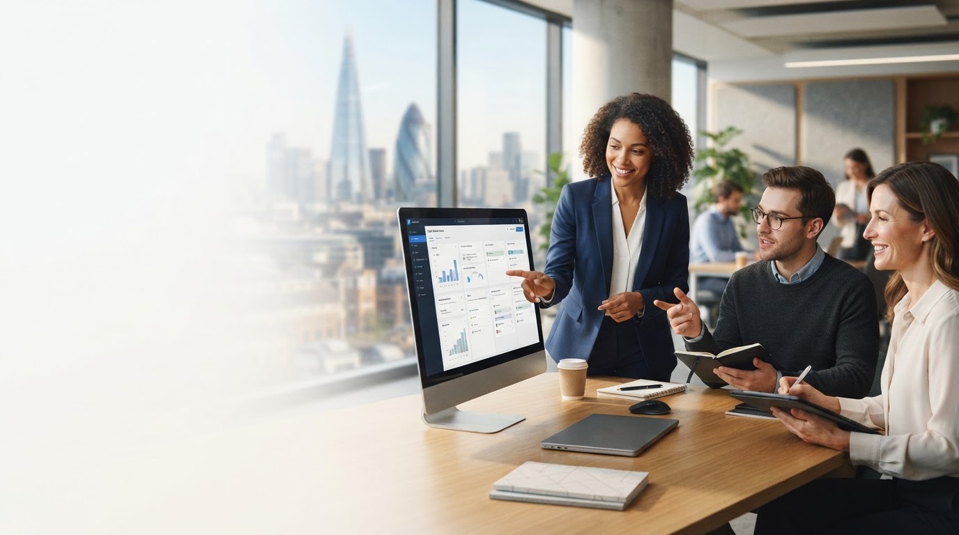 Terbit Untungtek dashboard environment representing AI-driven analysis of business capital